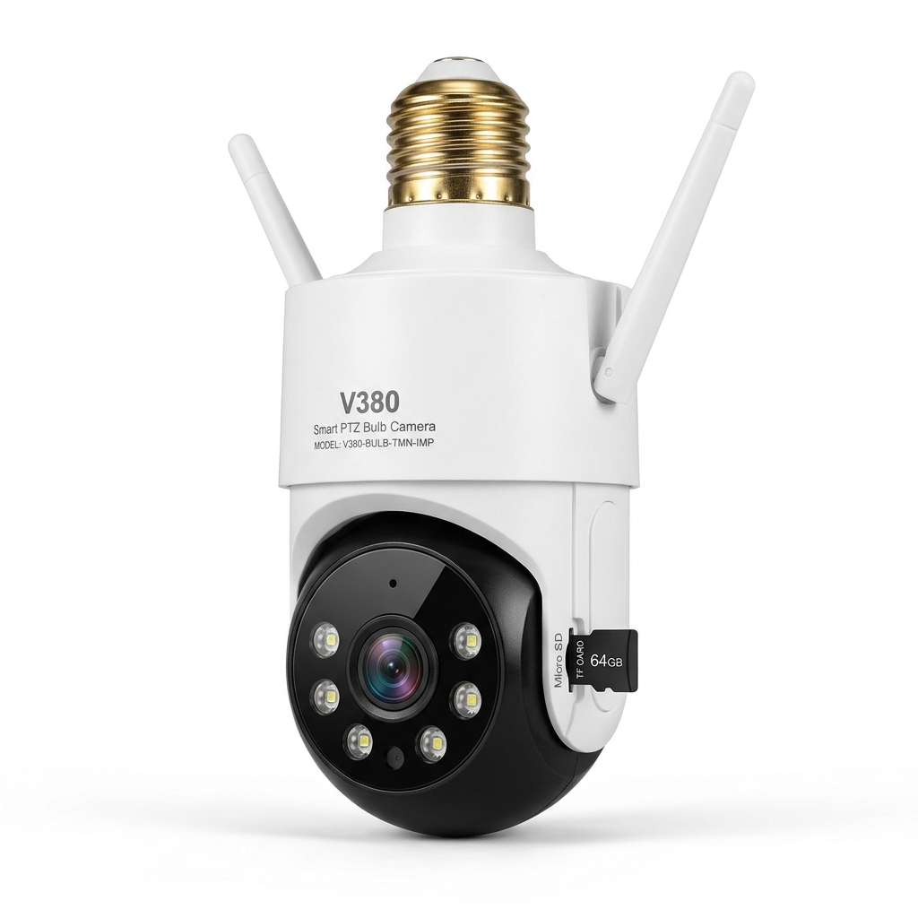 V380 Smart Bulb Camera PTZ